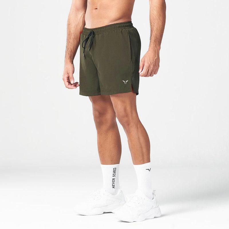 

New Sports Three-point Shorts for Men s Fitness Running Training Casual Quick-drying Beach Shorts Summer S армія зелений колір