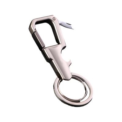 Stopowe Pierścienie na Klucze Anti-Lost Wielofunkcyjny Brelok dla Mężczyzn Brelok do Zawieszenia na Pasie z Otwieraczem do Butelek