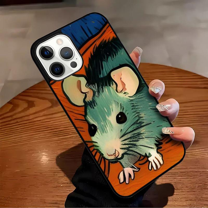 Cute Rattie Rats Phone Case For iPhone 17 Air 16 15 14 13 12 11 Pro Max Max Plus Bumper Case Cover