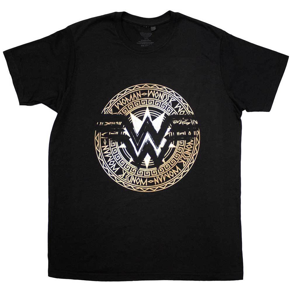 

DC Comics Wonder Woman Gold Circle T-Shirt Black New Unisex T-Shirt S