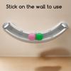 Wall-mounted interactive toy with rolling ball plastic self-play no battery required random colors for cats