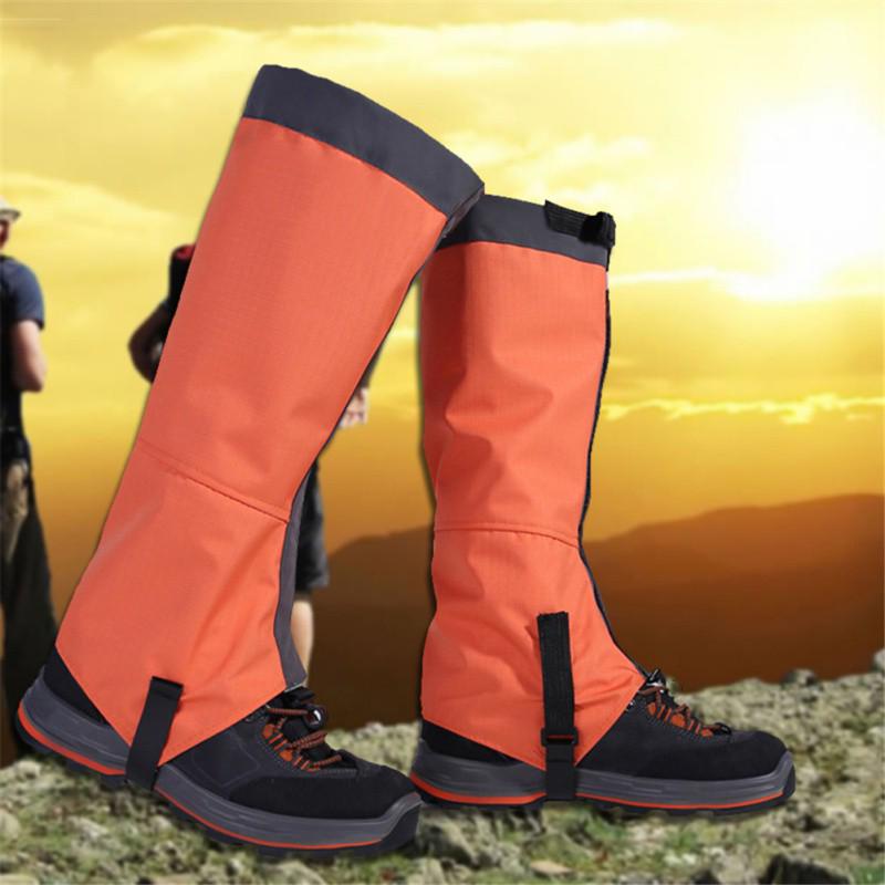 Guêtres De Randonnée Imperméables Et Respirantes - 1 Paire Unisexe - Tissu Oxford - Réglables Avec Crochet