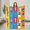 31 Minutos Blankets Chilean Comedy Flannel Novelty Soft Throw Blankets for Chair Covering Sofa Spring Autumn