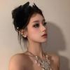 2Imitation White Swan Feather Hair Clips Elegant Ballet Headwear Bride Hair Accessories Sweet Princess Hairclips for Women Girls