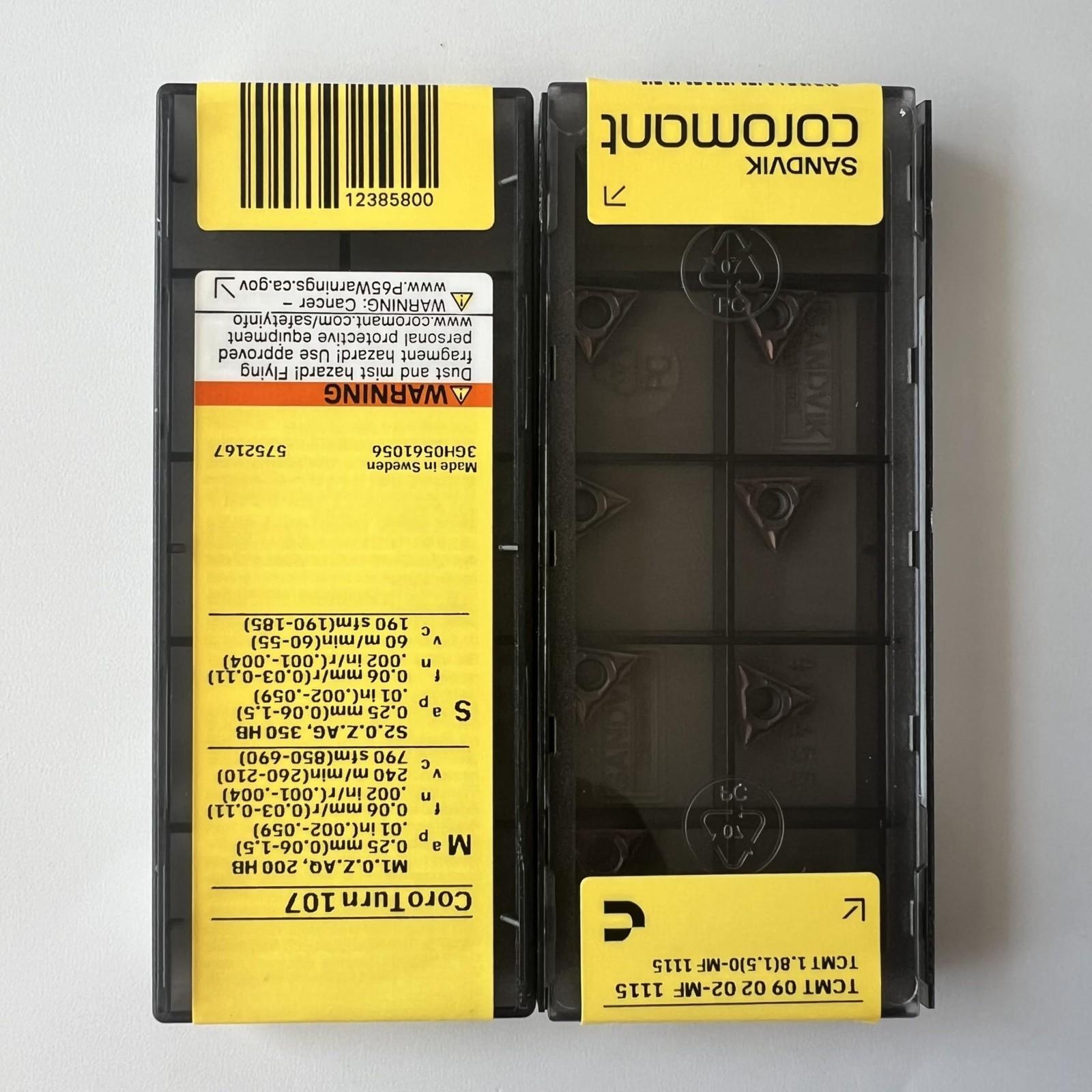 

SANDVIK / TCMT090202-MF 1115 / Original Swedish hard alloy blade 10 Pcs