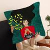 Fashion Abstract Girl Pillow Cover Design cushion Cover decor Holiday Decorati
