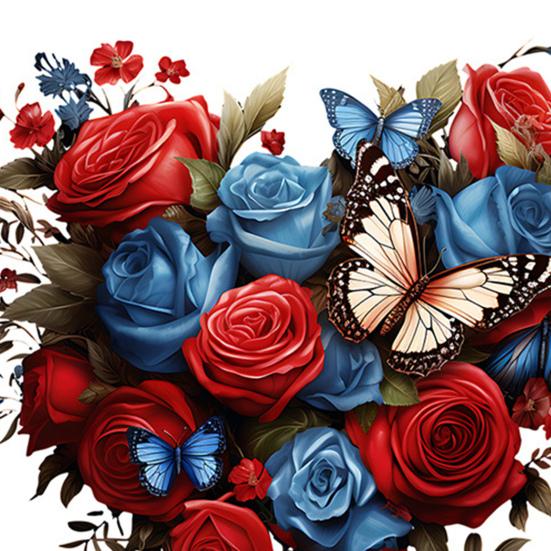 Valentine's Day Toilet Sticker Rose Flower Heart Shaped Toilet Lid Tank Decals Self-Adhesive Waterproof PVC Bathroom Wall Sticker