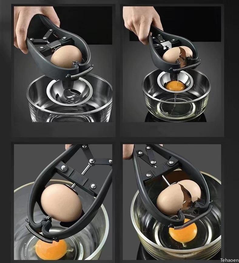 Egg Shell Breaker Egg Scissors Stainless Steel Eggshell Cutter Quail Egg Opener Egg Topper Cracker Separator For Kitchen Tool