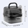 Chinchilla Cage Translucent Hamsters Travel Carry Case Large Capacity Breathable Hedgehog Pet Carrying Box With Water Bottle