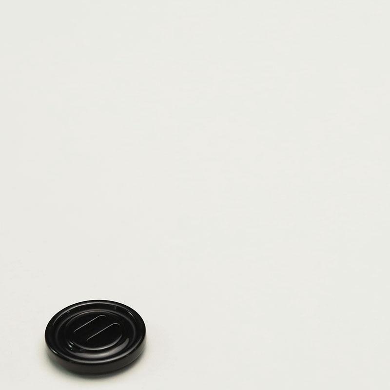 Wide Eye Black White Resin Button Trench Coat Jacket Decorative Button Children Double-Sided Nylon Coat Suit Buckle