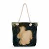Flower Woman Print Thick Rope Single-shoulder Beach Bag 7213