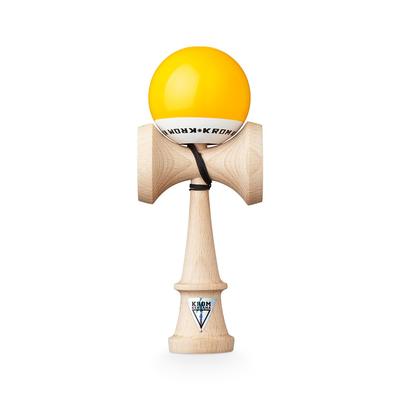 Kendama KROM POP Chrome Pop LOL Sticky Clear (Gelb)