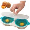 with Lid Microwave Egg Poacher Non-stick Egg Maker Food Grade Pans Egg Poacher  Breakfast