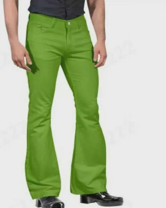 Herren 2024 Retro Schlaghose Freizeithose