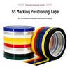 5S Desktop Positioning Insulating Tape Set: Whiteboard, Red, Yellow, Blue, Green