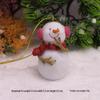 Santa Claus and Snowman Figurines with Christmas Ornaments, Brown Bear Gift Bag & Micro Landscape Pendant