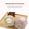 6-Strand Mousse Cloud Soft Scarf Hat Crochet Kit - Handmade Snow-Step DIY Milk Waffle Stitch Yarn