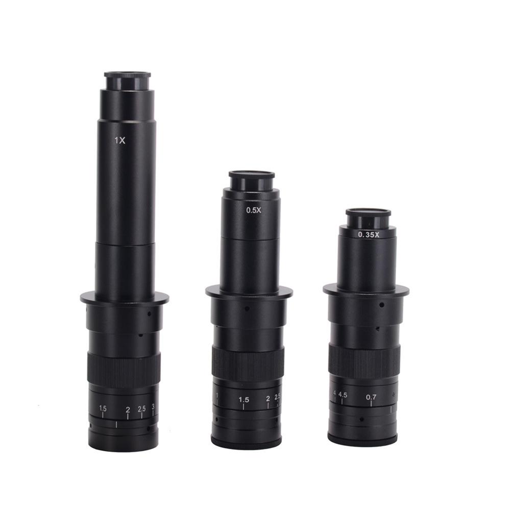 CS C Mount Zoom Monocular Microscope Camera Lens with Manual Focus for Industrial and Scientific Application Usage