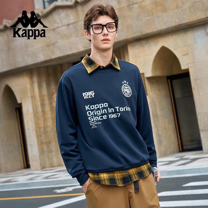 Kappa Unisex Loose Fit Pullover Sweatshirt