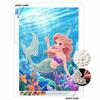 Disney Pearl Art Painting Home Wall Decor Ariel Mermaid Art Crafts Handmade DIY Adult/Beginner Gift Creative Home Decor Frameless Wall Hanging Art