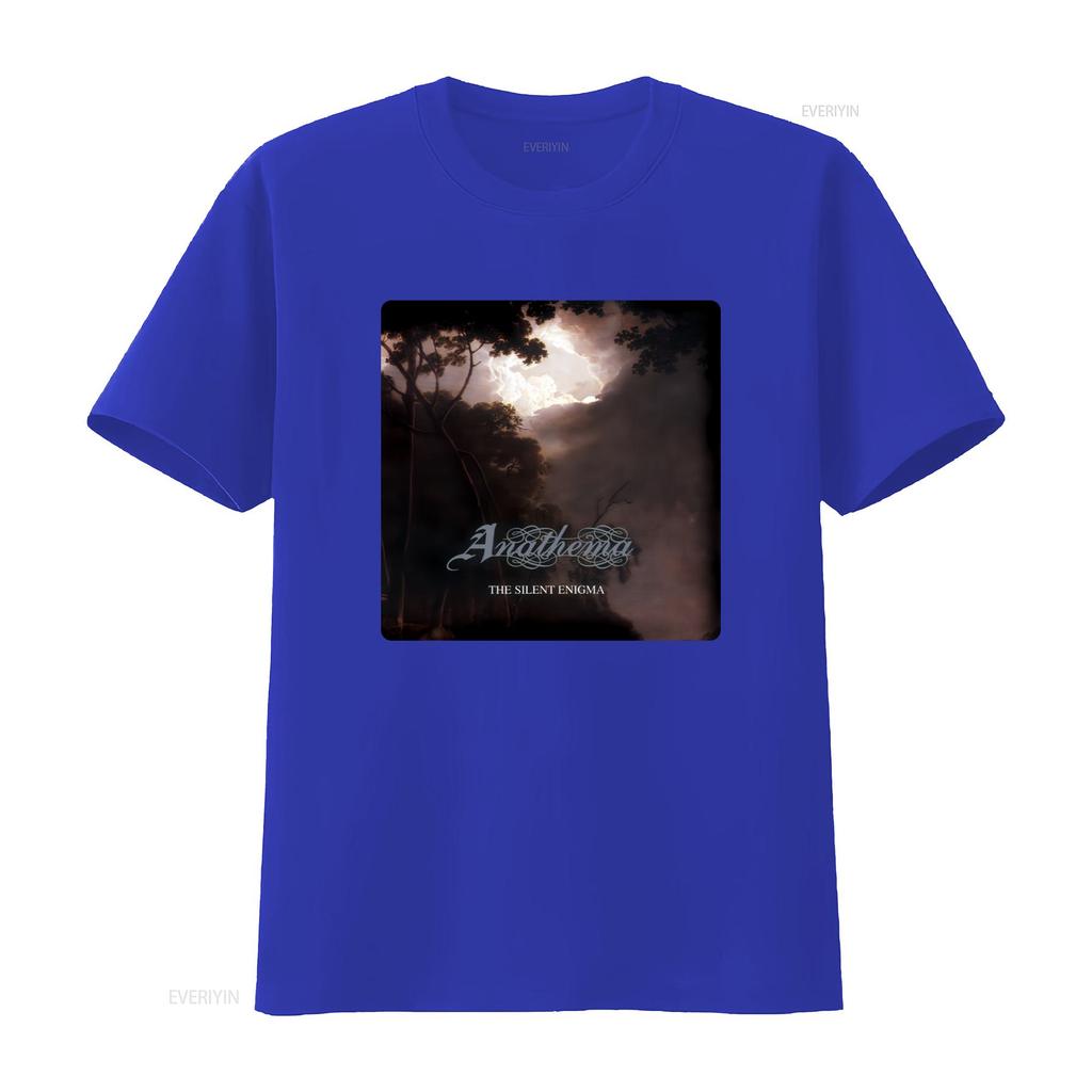 Neues DTG T-Shirt ANATHEMA das stille Rätsel Mystische Waldszene Design vintage Gewaschen Herren Streetwear Stilvoll Atmungsaktiv