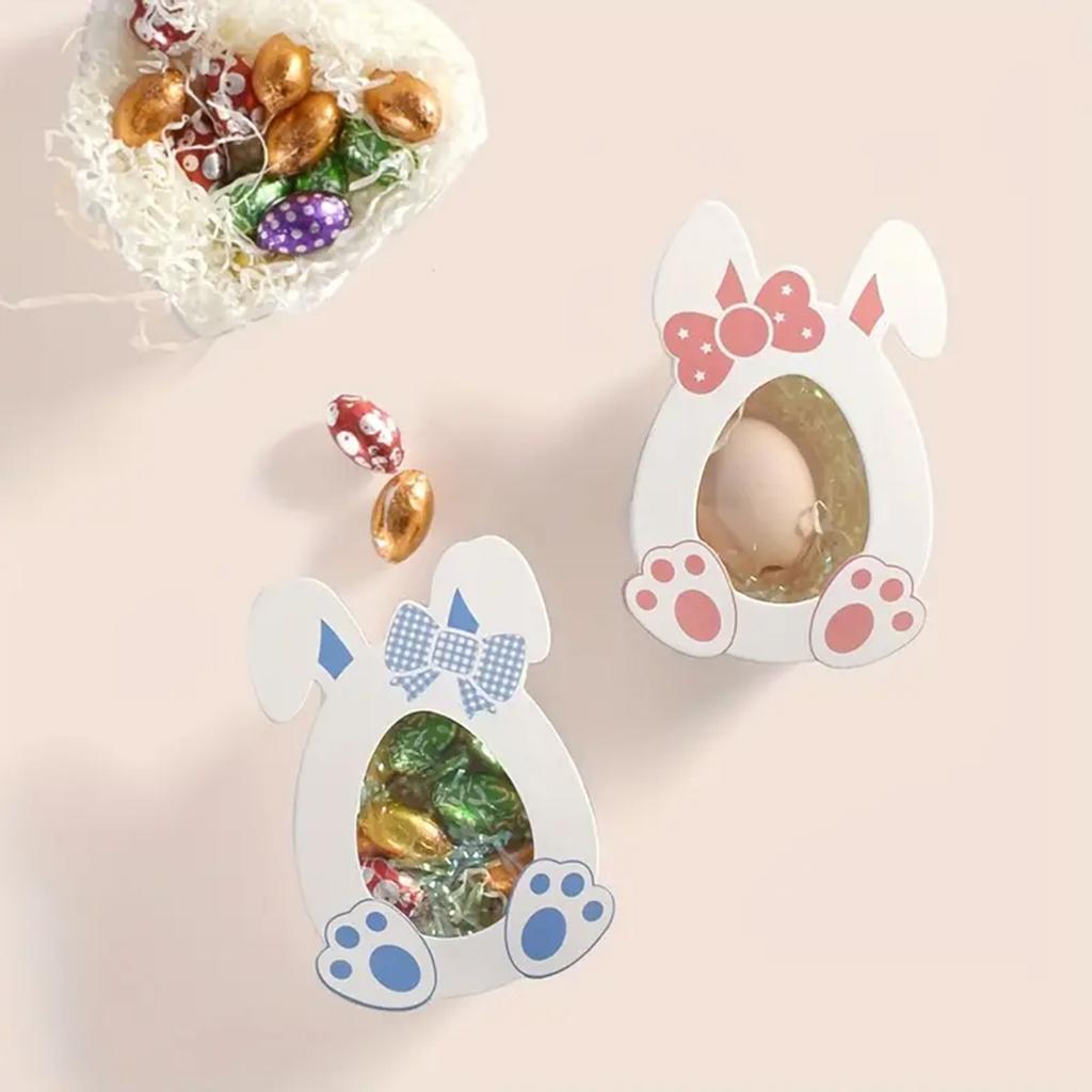 Cartoon Gift Boxes Easter Bunny Shape Boxs Unique Candy Storage Holder Festive Decoration Suitable for School Office