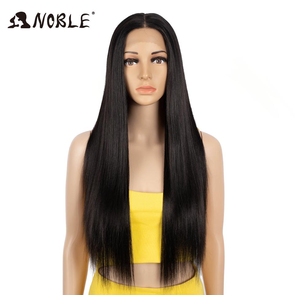 Noble Synthetic Lace Front Wig 28Inch Long Straight Lace Wig Red Wig Women Lace Wig Wig For Black Women Straight Lace Front Wigs