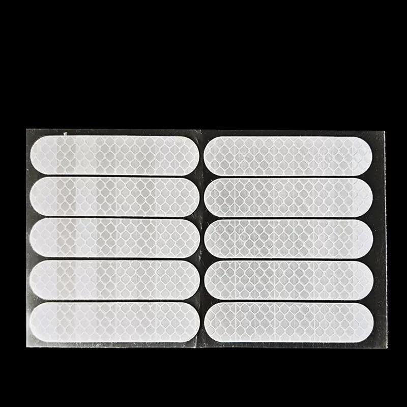 Helm Reflektierende Aufkleber Reflektierende Sicherheitsautoaufkleber Warnung Motorrad- und Fahrradreflektierende Folien Reflektierende Streifen