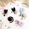 Charming Insect Spring Hair Clip; Mosquito Hairpin Plush Toy; Children's Humorous Prop; Girls Decor & Photo Accessory