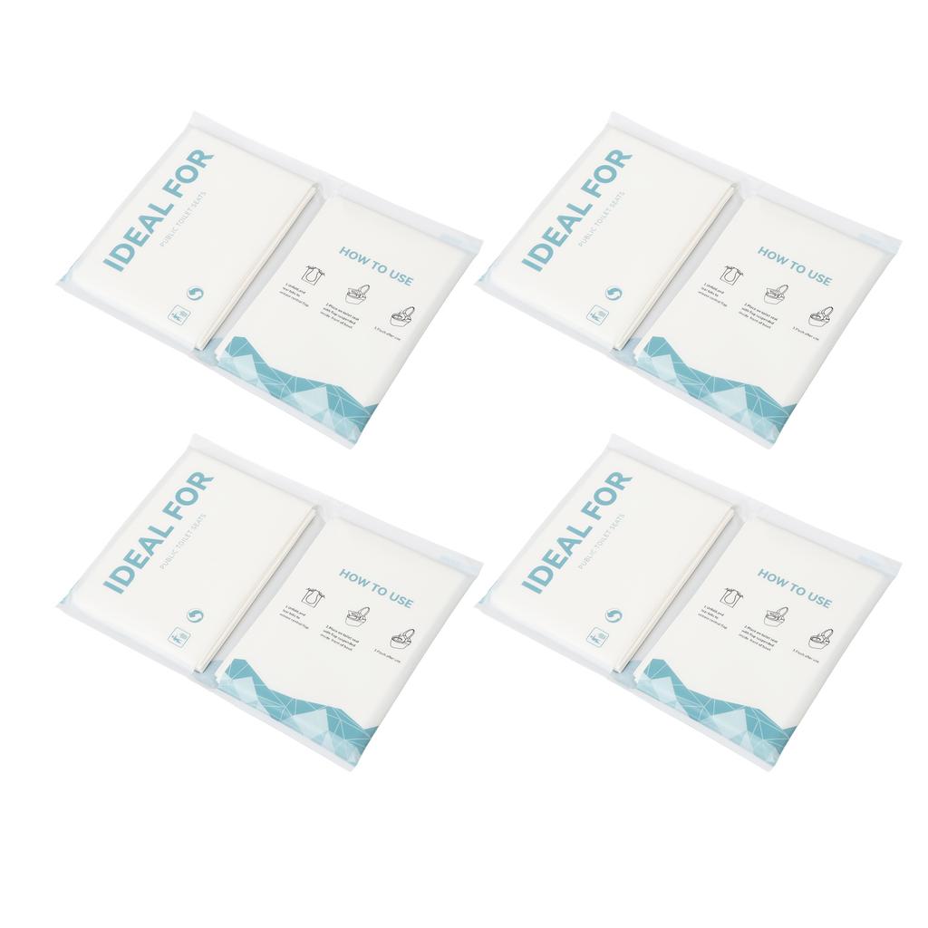 40Pcs Disposable Toilet Seat Cover Flushable Liners Protectors Essential Travel Accessories