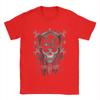 Leisure Slayer Band Skull T-Shirts Men Crewneck Cotton T Shirt Short Sleeve Tee Shirt Gift Idea Clothing
