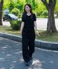 BLOND9 Summer Wide Denim Pants_Black