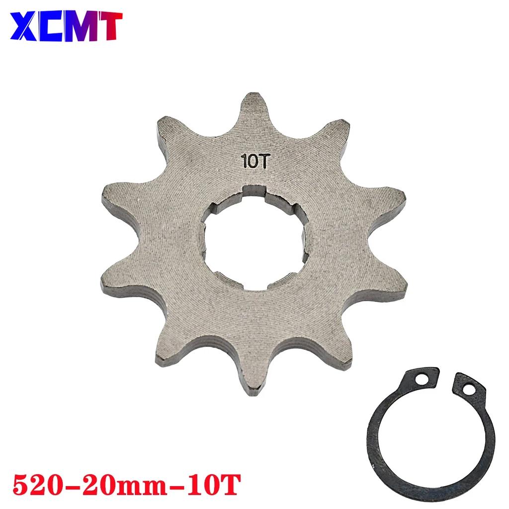 520 10t 11T 12T 13T 14T 15T 16T 17T 18T 19T 20T Zahn 20mm Innendurchmesser Frontmotor Ritzel passend für Pit Bike ATV Motorradteil
