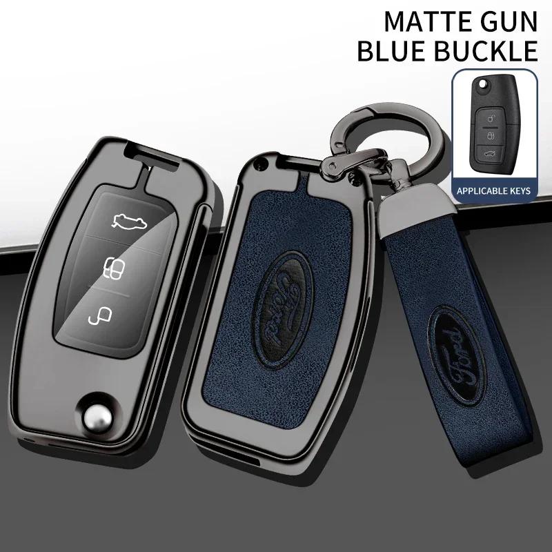 

New 2026 Car Sticker 2025 Hot For Ford Focus 2 3 Ecosport C-Max S-Max Ka Mondeo Kuga Galaxy Fiesta Zinc Alloy Car Remote Flip Ke