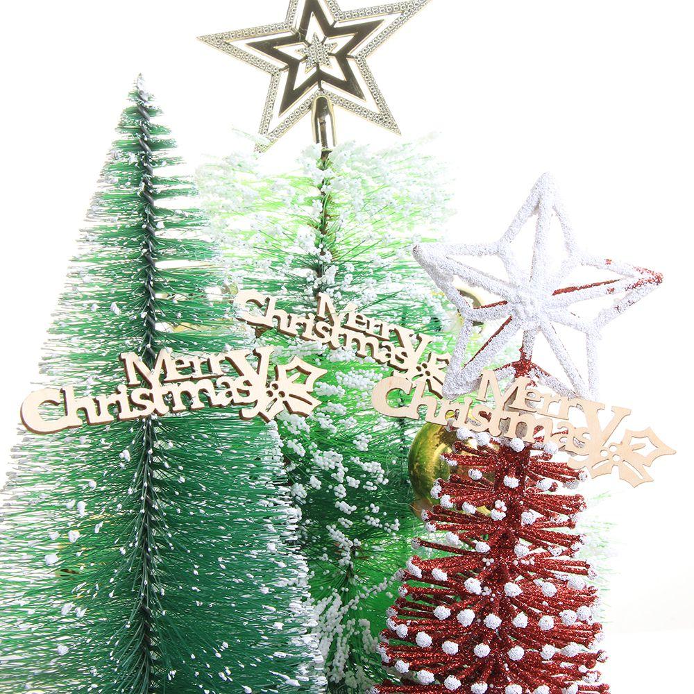 DIY Crafts Laser Cut Hanging Ornaments Wooden Slice Wood Pieces Xmas Decoration Merry Christmas