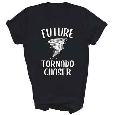 Chasseur de Tornades du Futur Chasse aux Orages Ouragan Météo T-shirt Unisexe Cadeau