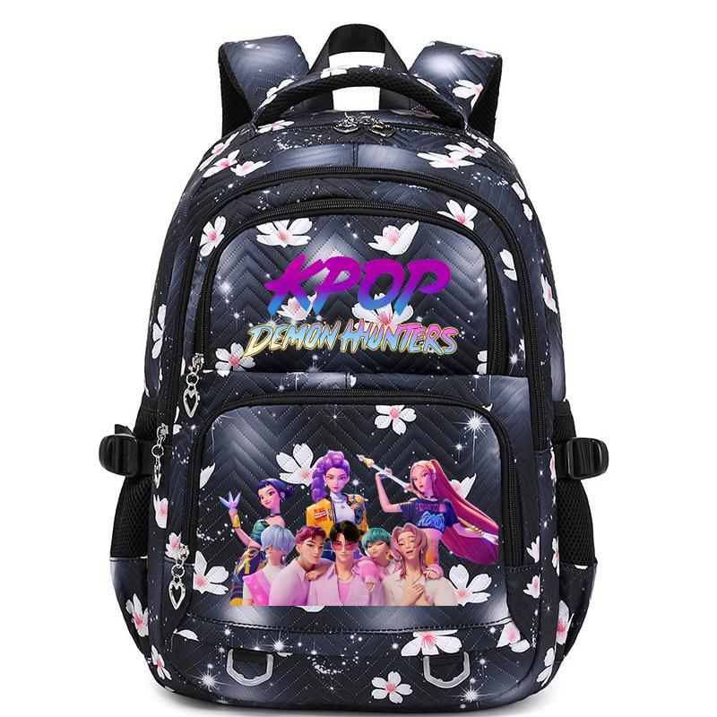 Kpop Korean version of small fresh backpack, college style trend, primary and secondary school student schoolbag, light and large capacity