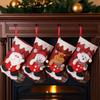 Eye-catching Holiday Decor Christmas Stocking Large Santa Stocking