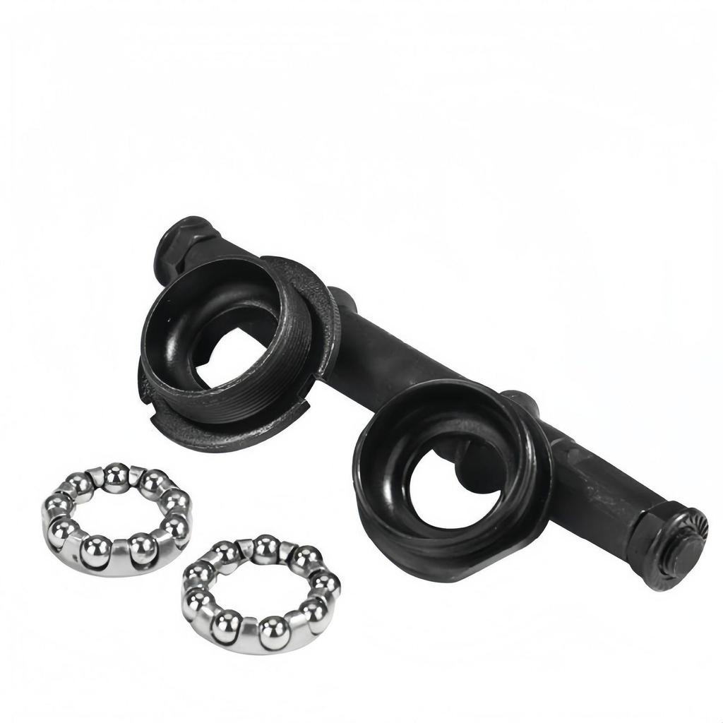 Square Hole Bottom Bracket with Cup and Cone Bearing Cage for Folding Bike