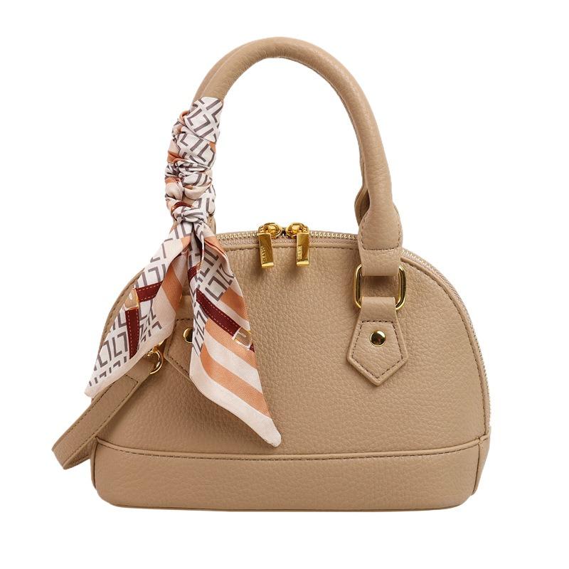 Silk Scarf, Portable Shell Bag, High-end Fashion Shoulder Messenger Bag, Vegetable Basket 2 Early Spring New Women's Bag