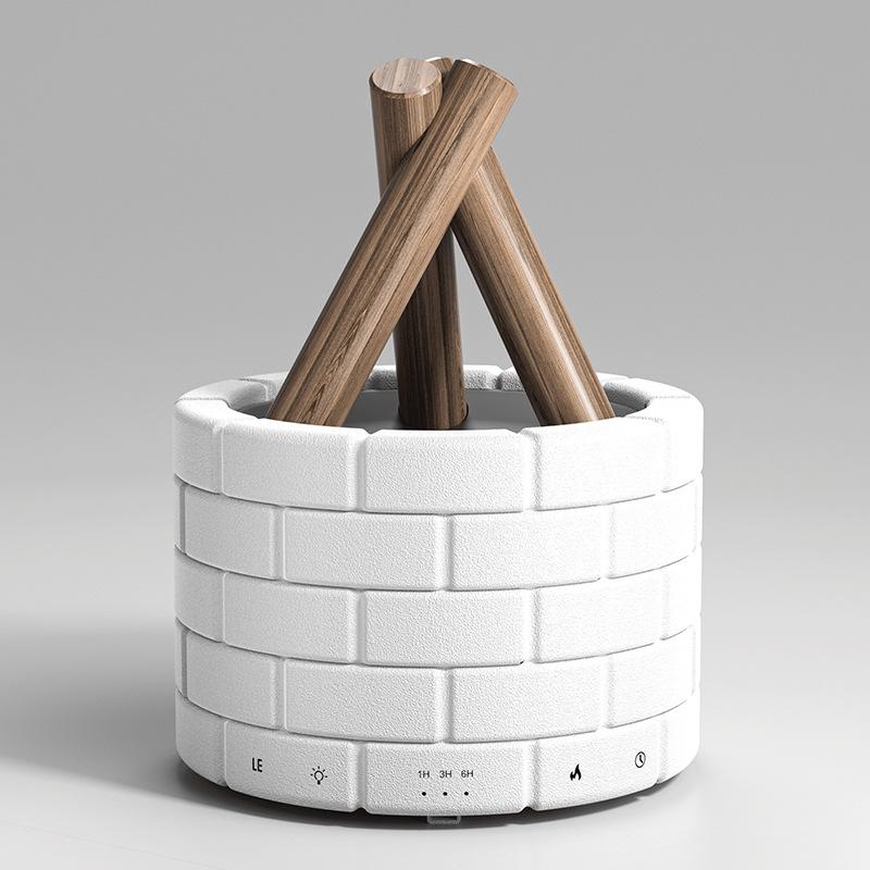 Bonfire Flame Aroma Diffuser: Creative Atmosphere Light & Humidifier for Home or Office