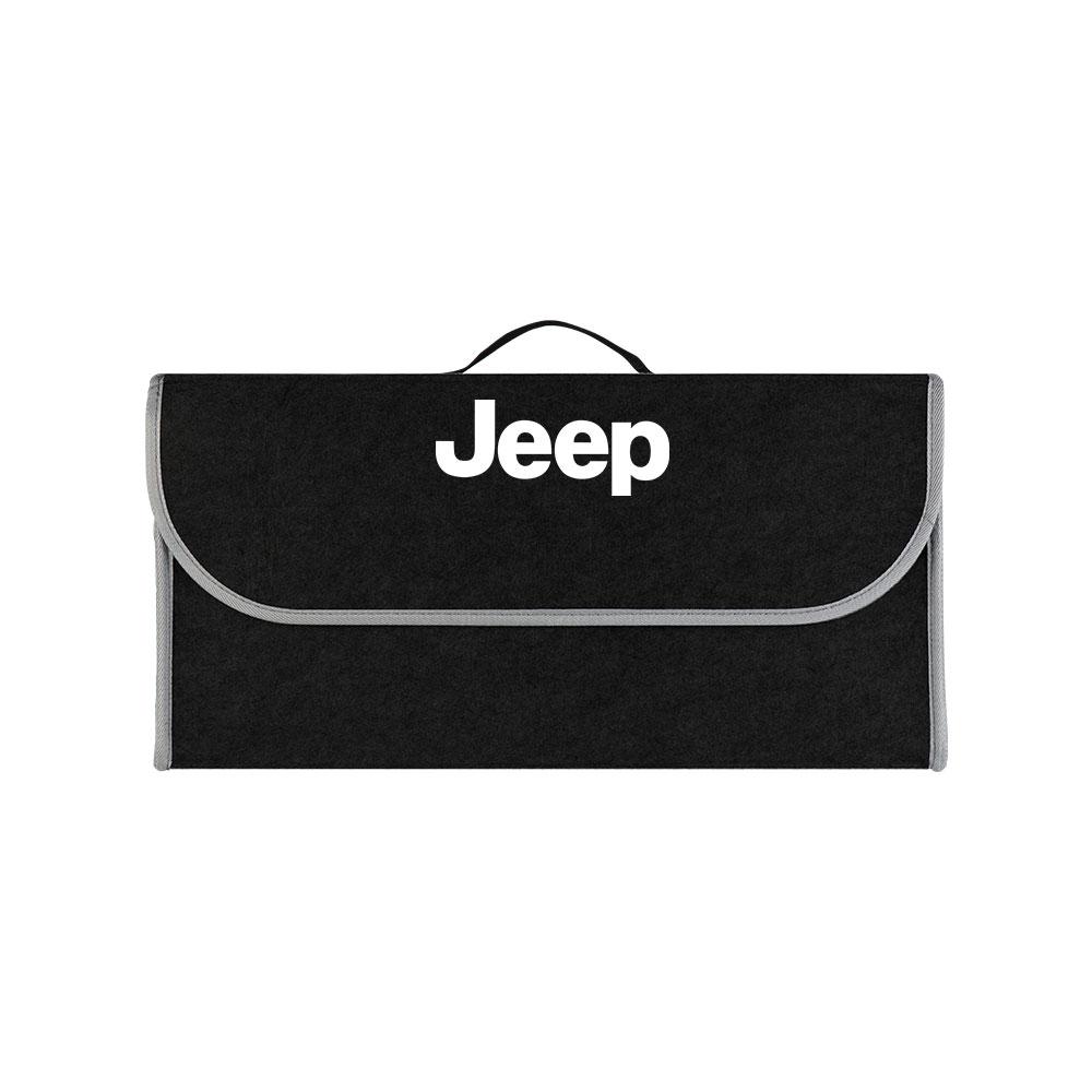 Large Capacity Car Trunk Storage Box Felt Folding Organizer Accessories For Jeep Renegade Compass Grand Cherokee Wk2 Wrangler JK