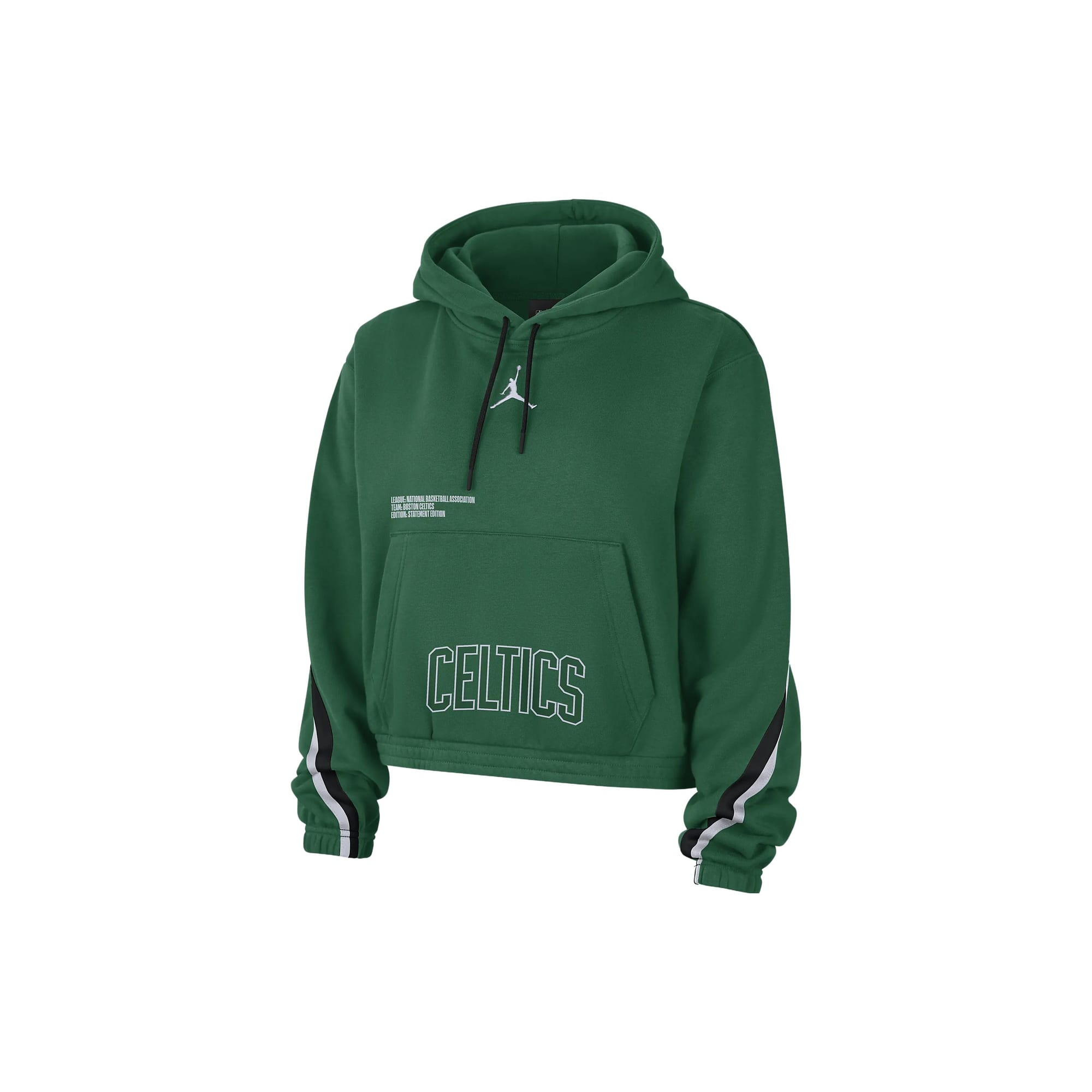 Jordan Sweatshirts Women`s Green Hooded Moderate