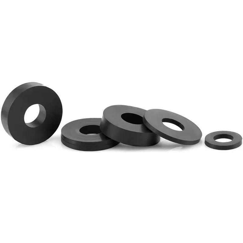 10-20 pezzi/lotto Guarnizioni Piatte Nere Guarnizione in Gomma Diametro Interno 10/12/13/14/15/16/18/20/22mm O-ring in Gomma NBR Rondelle Paraolio Anti Olio