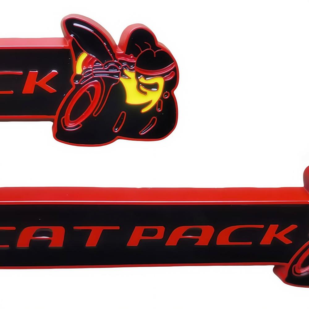 1 szt. Naklejka z emblematem 3D na błotnik boczny samochodu, emblemat na tylną klapę, naklejka na karoserię dla R A M 1500 2500 3500 Challenger Journey Caliber Caravan Charger Durango