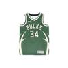 NBA Retro Basketball Jersey/Vest SW Fan Edition Milwaukee Bucks Alphabet 34 Green Army Green Men's CN9939-323