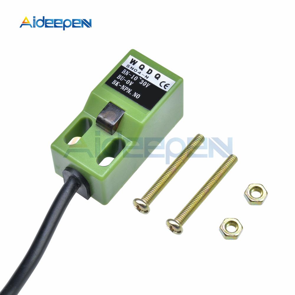 SN04-N DC NPN PNP NO NC 4MM DC 6-36V SN04 Inductive Proximity Sensor Detection Switch Proximity Switch for Metal Inspection