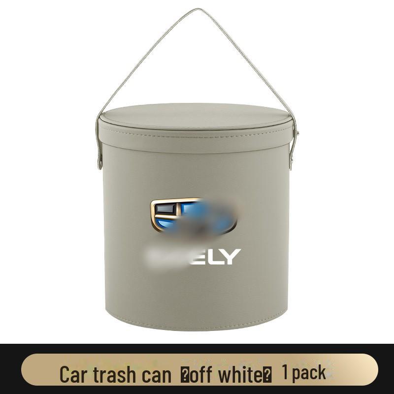 Geely Car Leather Trash Can: Compatible with Binrui, Dihao S, Xingrui, Borui, Binyue, Xingyue L, and Jiaji Models