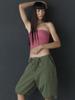 VISUS Low Waist Cargo Shorts_Khaki