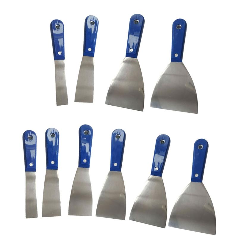 4/7Pcs Putty Cutter Stainless Steel Paint Scraper Tool Taping Cutter Tool for Repairing Drywall Removing Wallpaper Apply